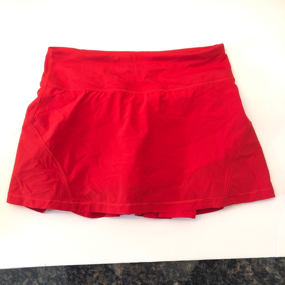 Lululemon Circuit Breaker Skirt True Red